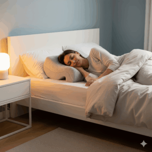 how to sleep on orthopedic pillow